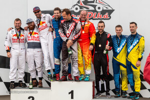 podium v Dlhe: 1. Mishmash, 2. Sonic Racing System, 3. TGV Racing